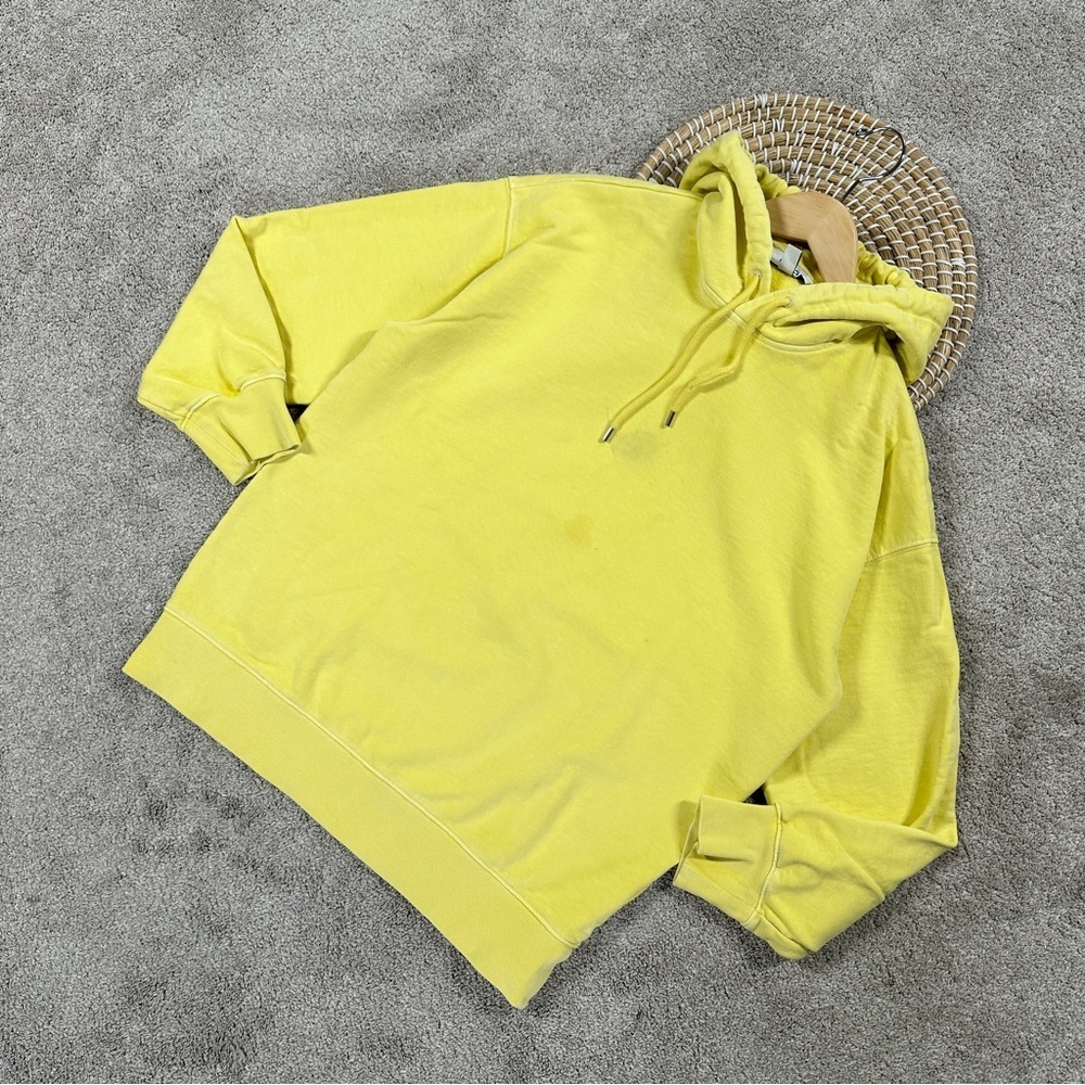 COS Women’s Sweatshirt Hoodie Pullover Longsleeve in Yellow XS